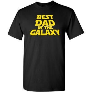 Best Dad in the Universe Father’s Day Graphic Tee Star Wars Size XL